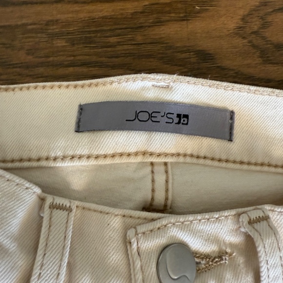 Joe's Wide Leg High Waist Cream Denim Size 23 - Picture 3 of 4